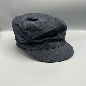 Burberry Denim Newsboy Hat Size Medium